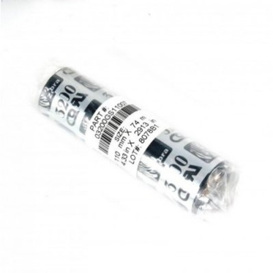 Zebra Cinta Cera 2300 110mm 74 Metros 12 uds 1