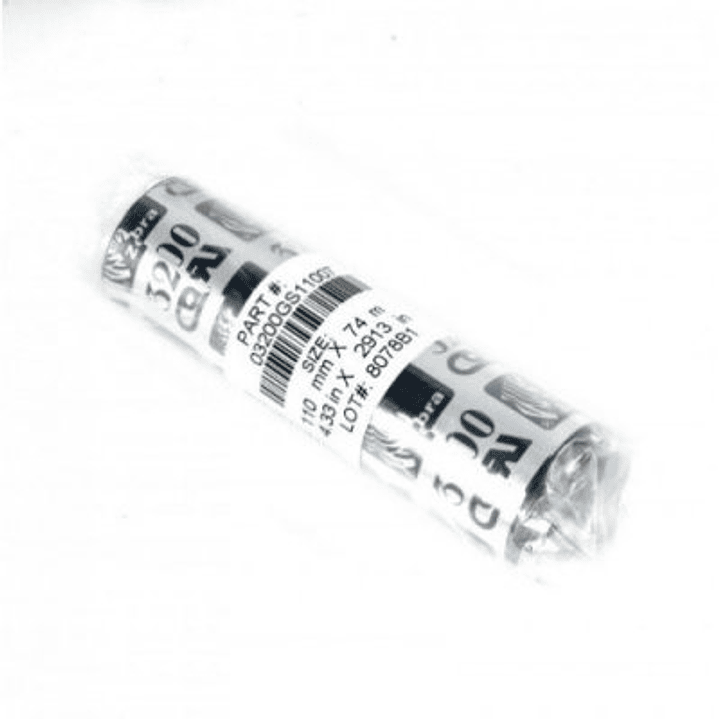 Zebra Cinta Cera 2300 110mm 74 Metros 12 uds 1