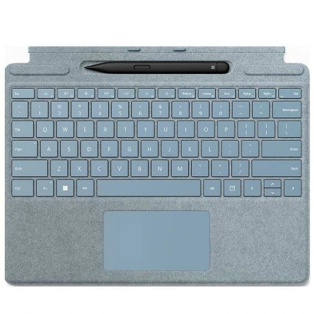 Microsoft TypeCover Pro8-9-10 CoPilot ES Plata+Pen 1