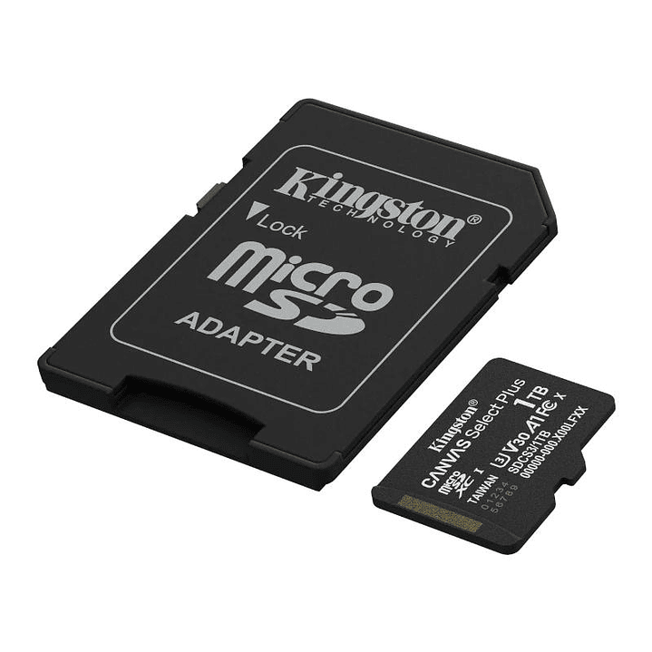 Kingston SDCS3/1TB microSD XC Gen3 150MB/s 1 2