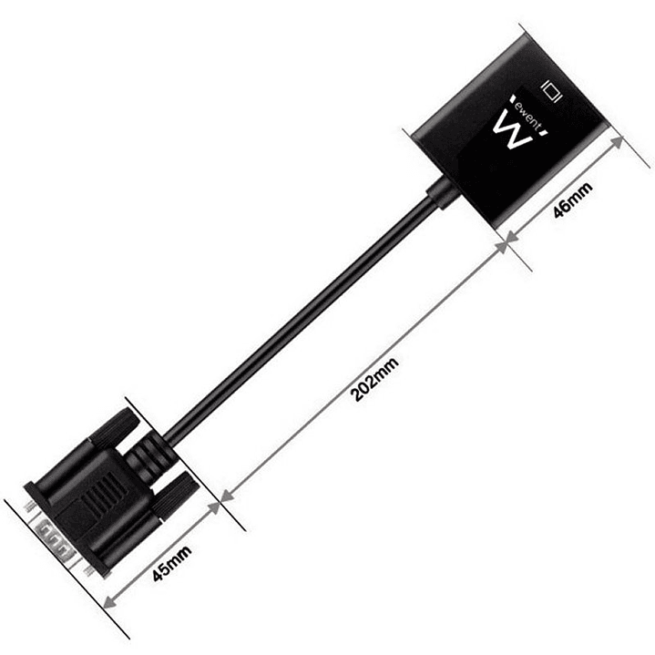 EWENT EW9866 Adaptador Vga/Hdmi con Audio 2
