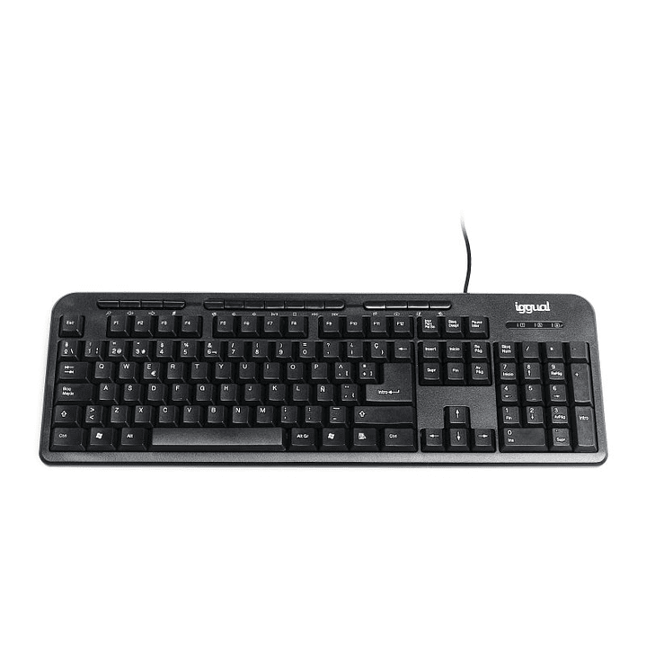 iggual Teclado multimedia CK-BASIC-120T negro 1