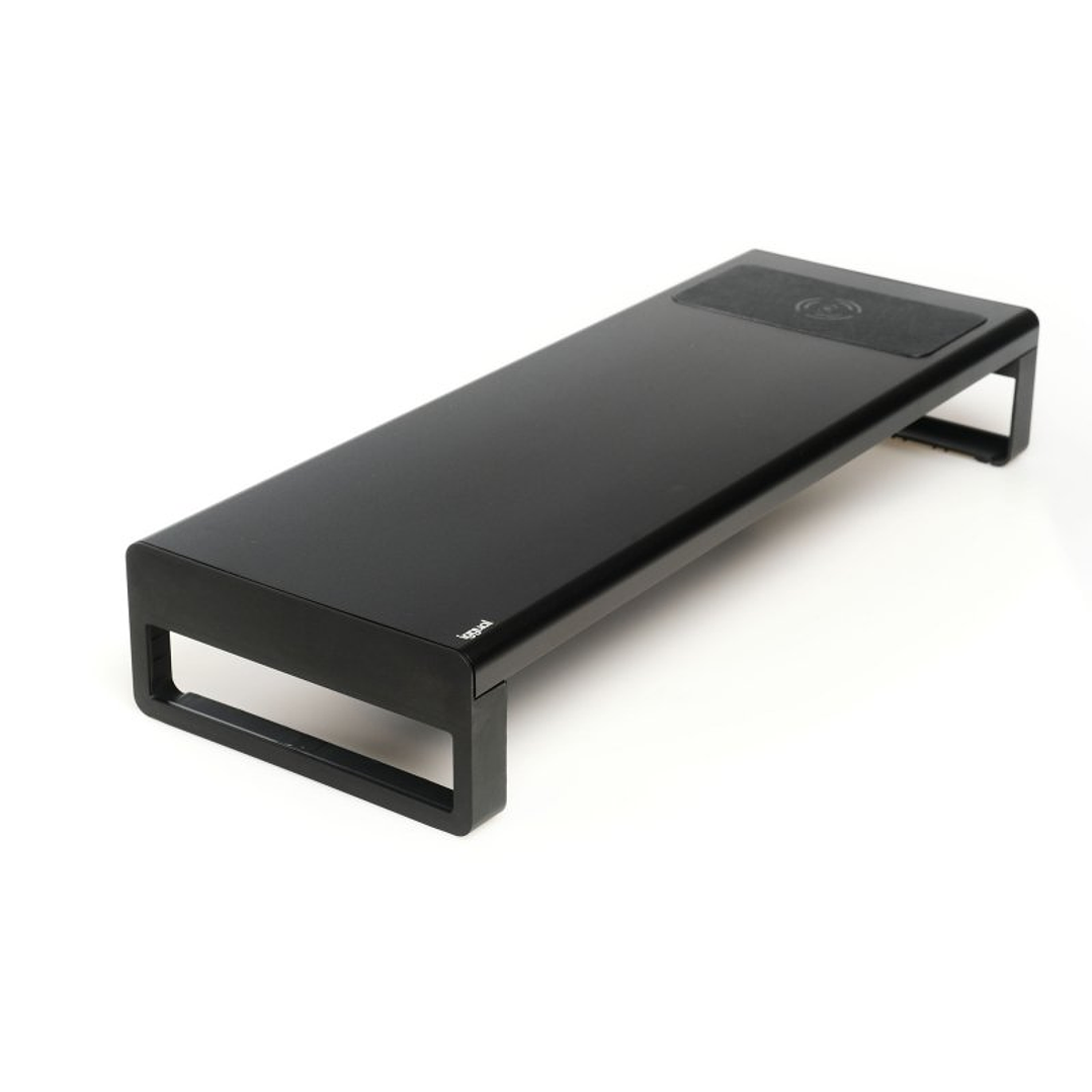 iggual Soporte elevador monitor + HUBx4p +carga Qi 4