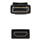 Nanocable Cable Conversor DP a HDMI 2 M Negro - Miniatura 2