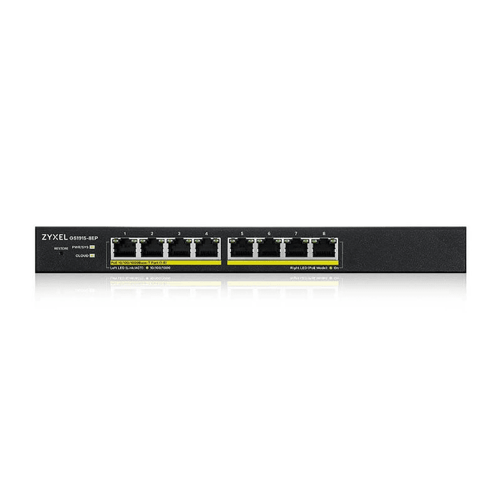 ZyXEL GS1915-8EP Smart Switch 8xGbE PoE 60W Nebula 2