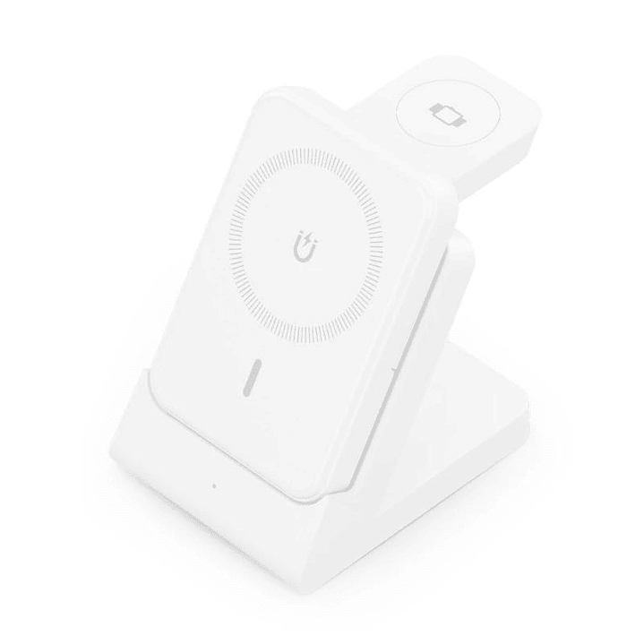 Aisens Cargador Inalámbrico USBC 15W 4 en 1 Blanco 1