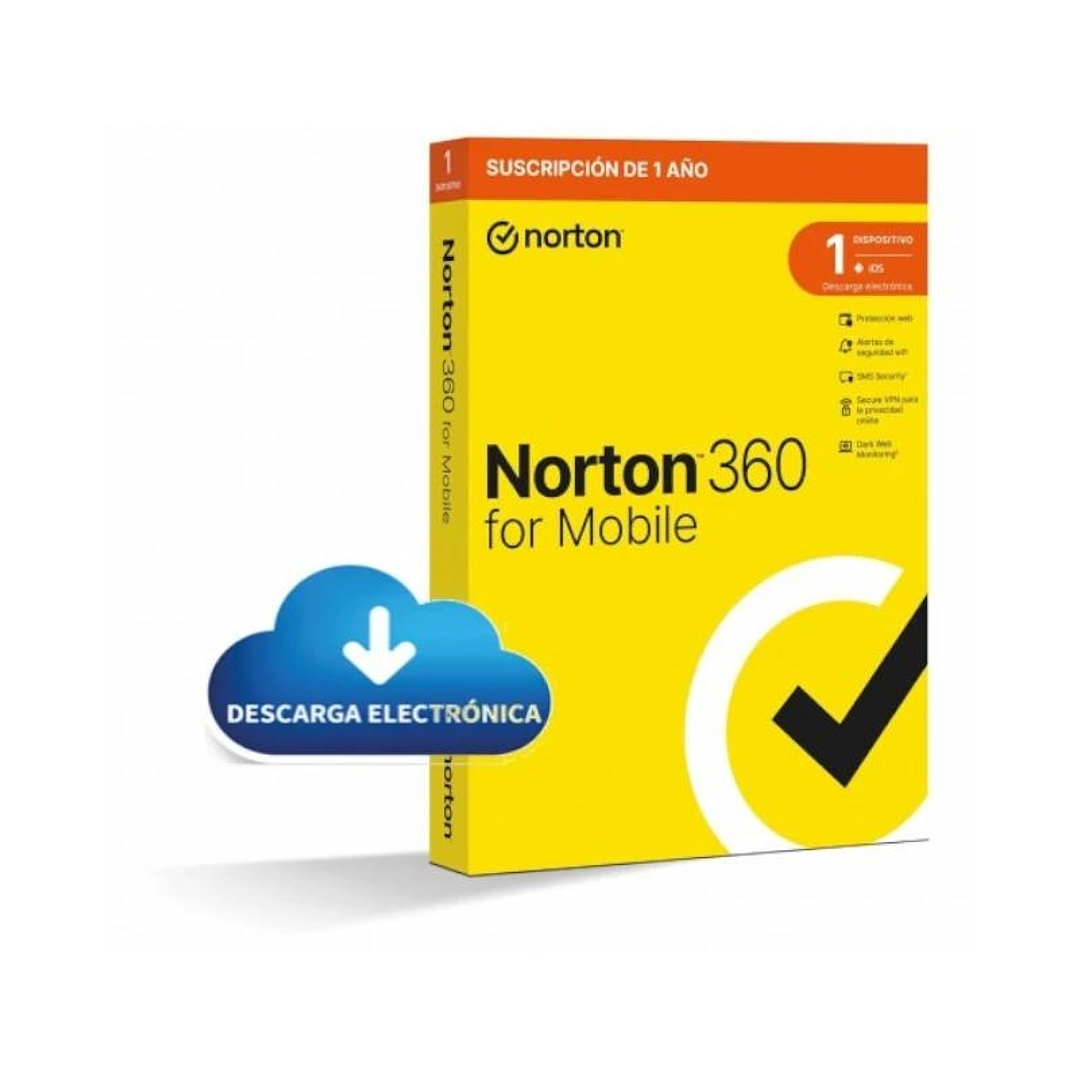 NORTON 360 MOBILE ES 1L/1A ESD 1