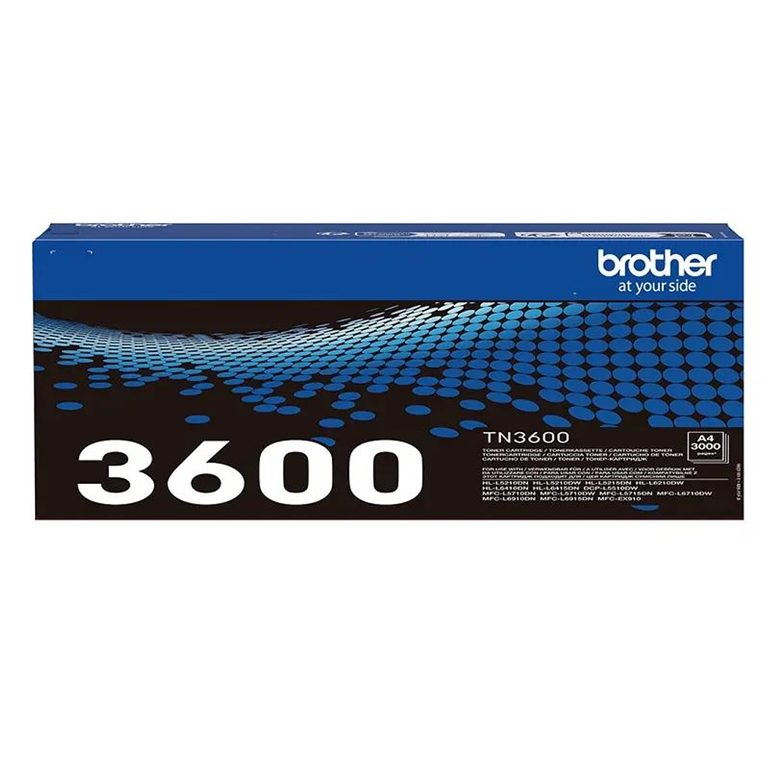 Brother Tóner TN3600 Negro 4