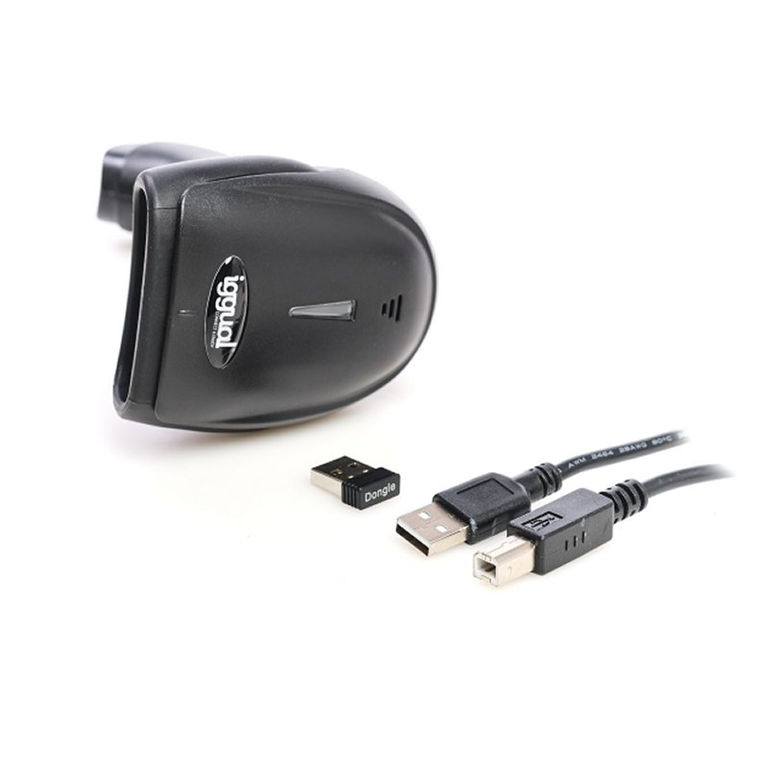 iggual Lector código barras 1D Bluetooth WiFi 2.4G 4