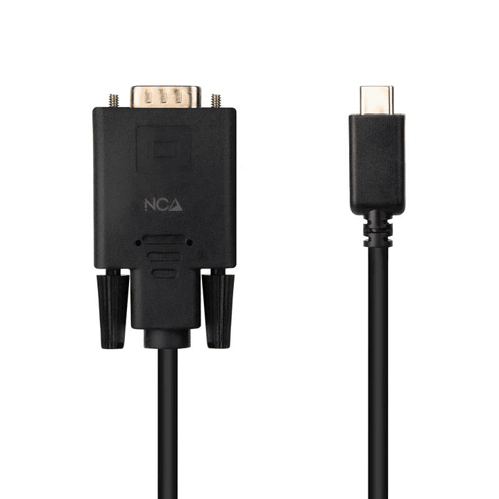 Nanocable Cable Conversor USB-C/M a VGA/M 1,8 M 2