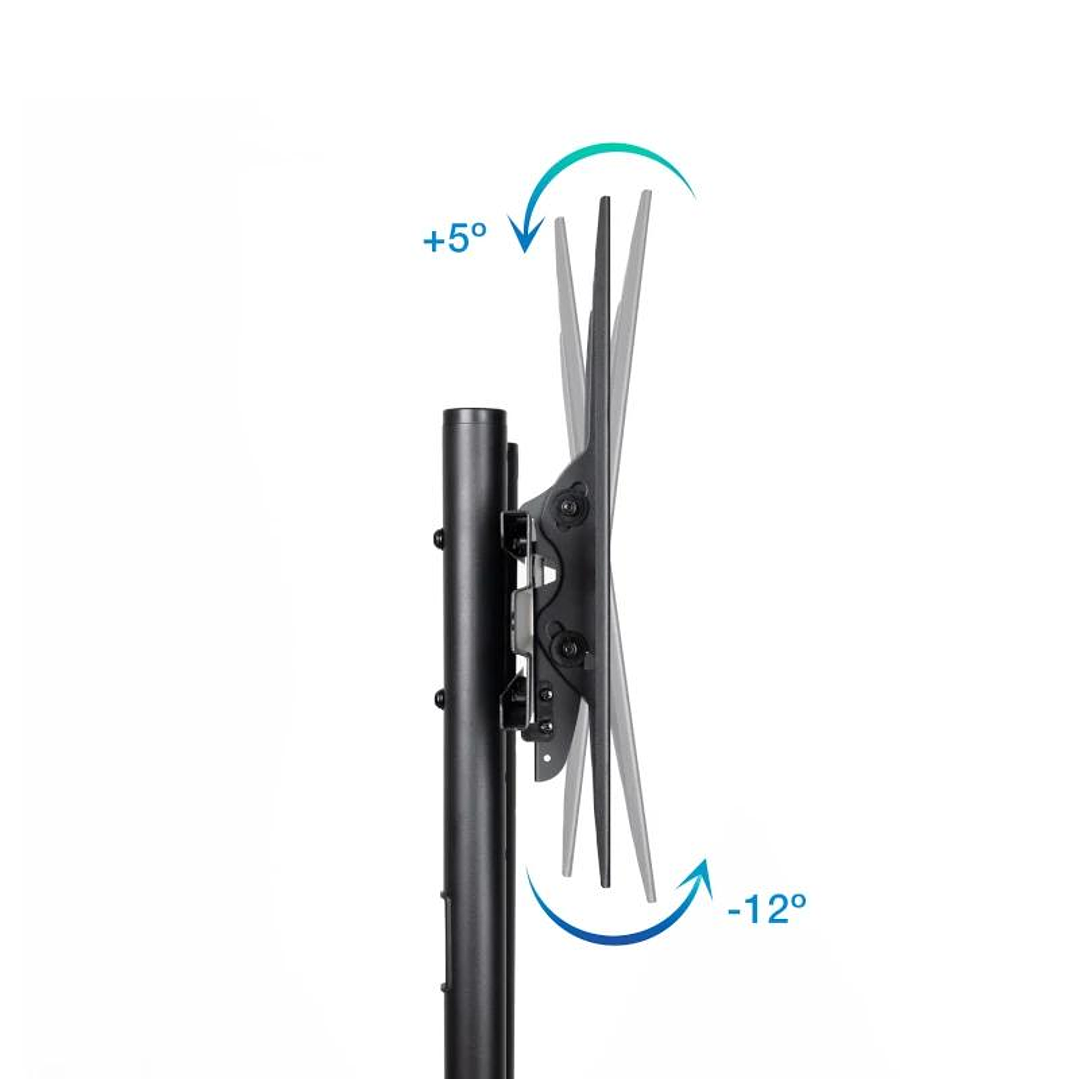 Tooq FS1170M-B Soporte suelo ruedas Ramsés 37
