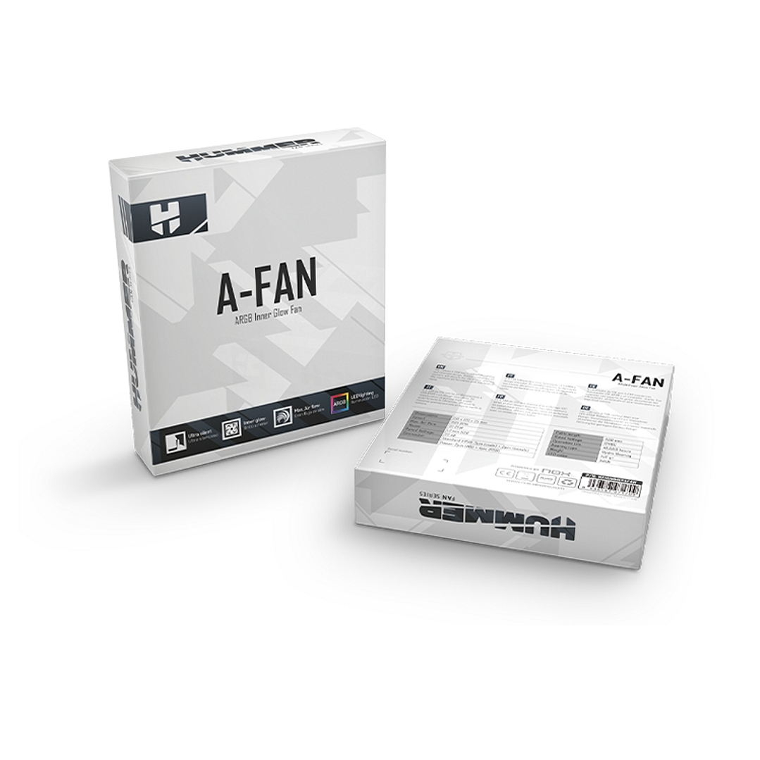 NOX HUMMER A-FAN Ventilador ARGB INNER GLOW FAN 4