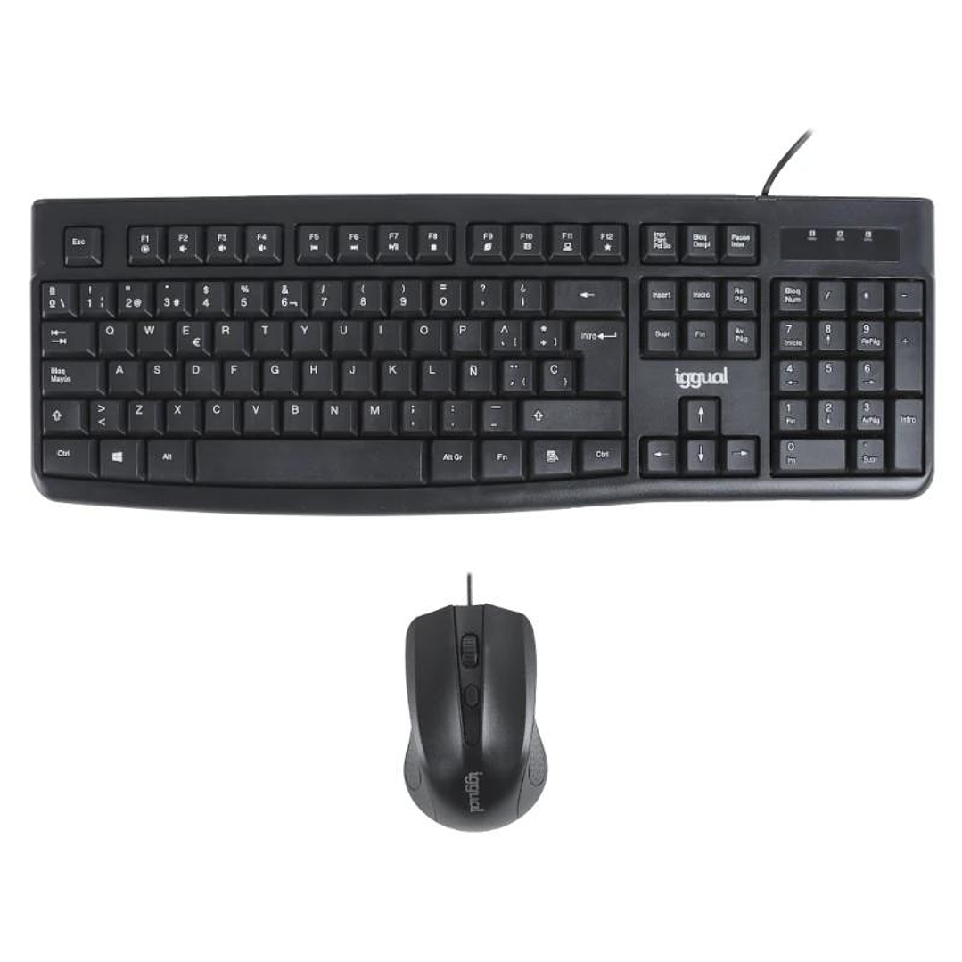 iggual Kit teclado y ratón CMK-BUSINESS2 negro 4