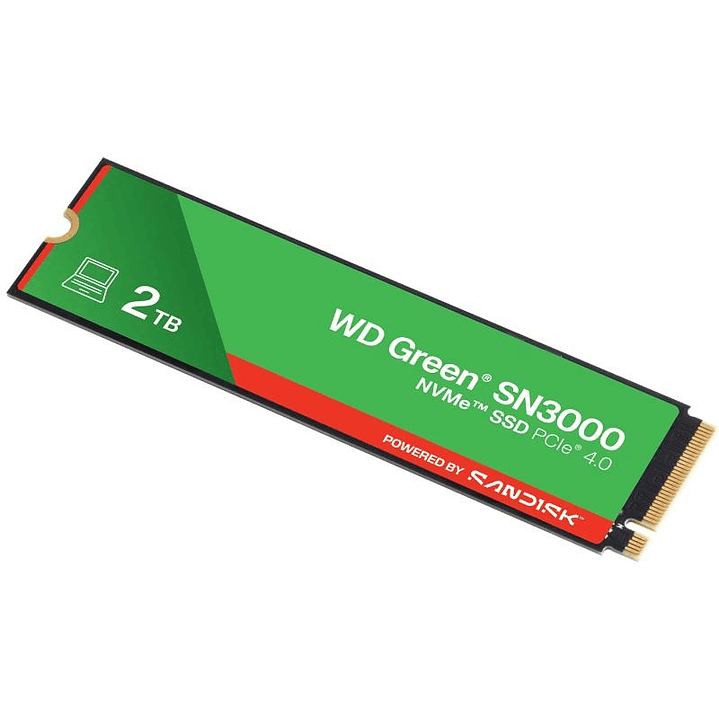 WD Green SN3000 SSD 2TB PCIe Gen4  NVMe 3