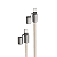 Intenso Lanyard Cable USB-C > C 1,65 m Beige - Thumbnail 2