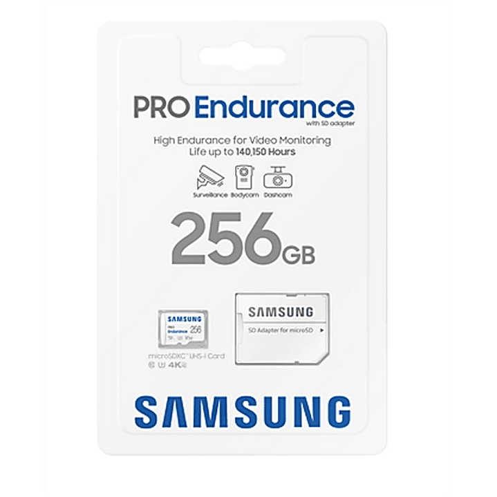 Samsung MicroSDHC Pro Endurance 256GB Clase 10 c/a 4