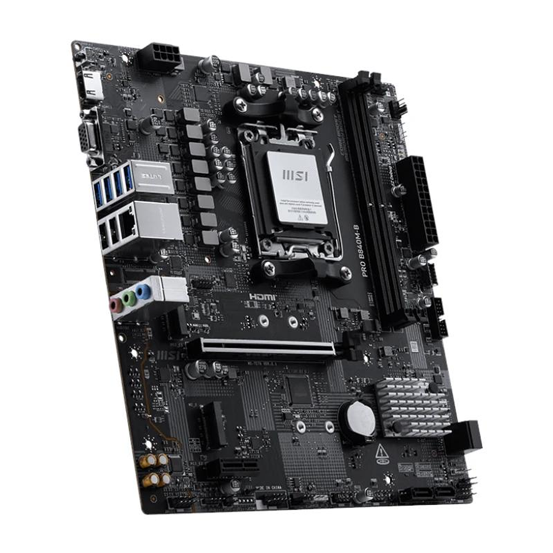 MSI Placa Base PRO B840M-B DDR5 mATX 3