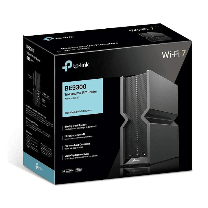 TP-Link  Archer BE550 Router WiFi7 BE9300 1xWAN 4