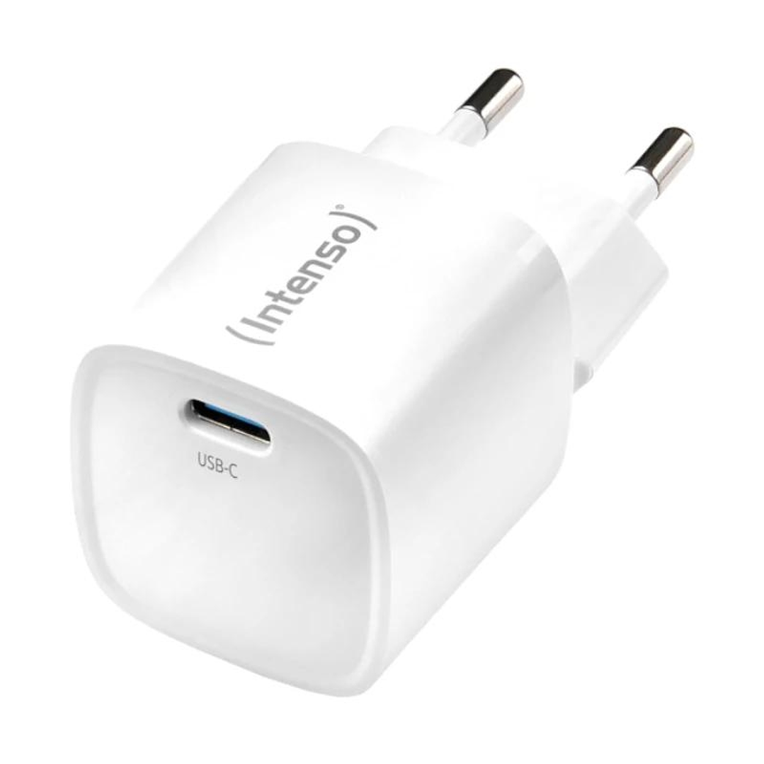 Intenso | Cargador pared GaN W30C² USB-C Blanco 1