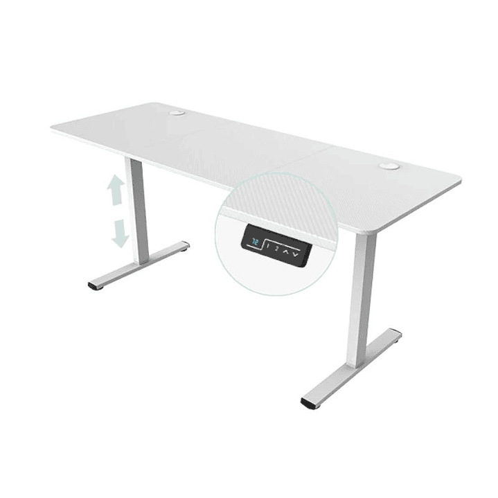 MARS GAMING MGD-ERGOPRO160 160X60cm Ergo Blanco 3