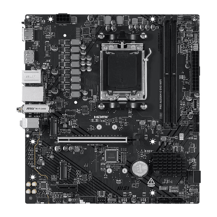 MSI Placa Base PRO A620AM-G EVO WIFI DDR5 mATX 2
