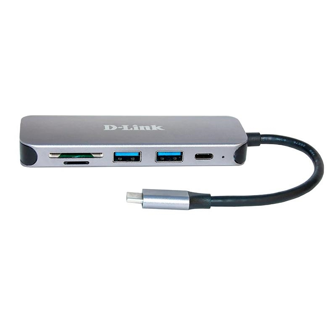 D-Link DUB-2325 5-in-1 USB-C Hub Card Reader 1