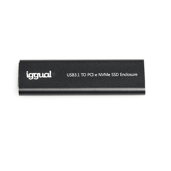 iggual Caja externa USB-C 3.1 SSD M.2 NVMe y SATA 1