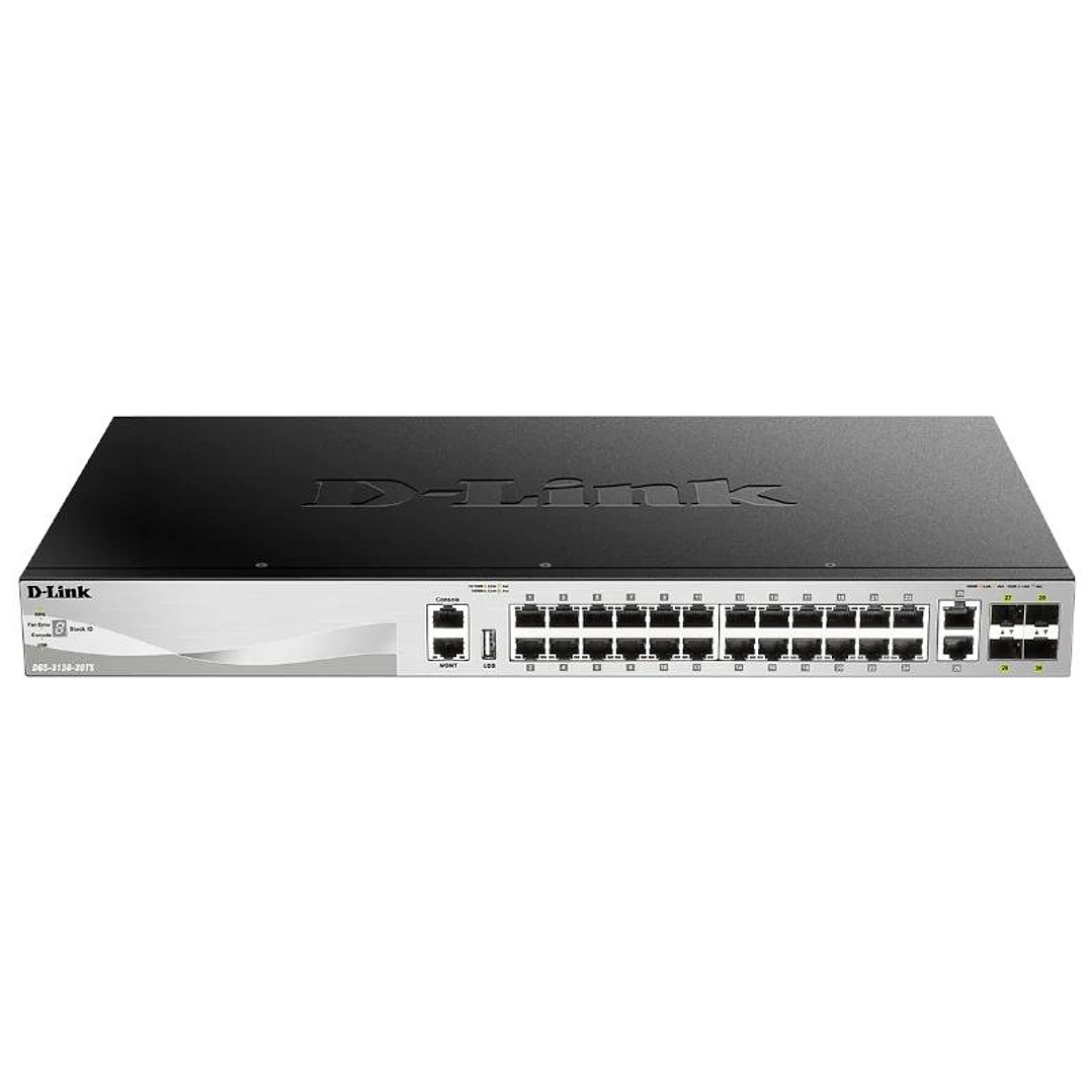 D-Link DGS-3130-30S/E Switch L3 24xSFP 4xSFP+ 2x 1