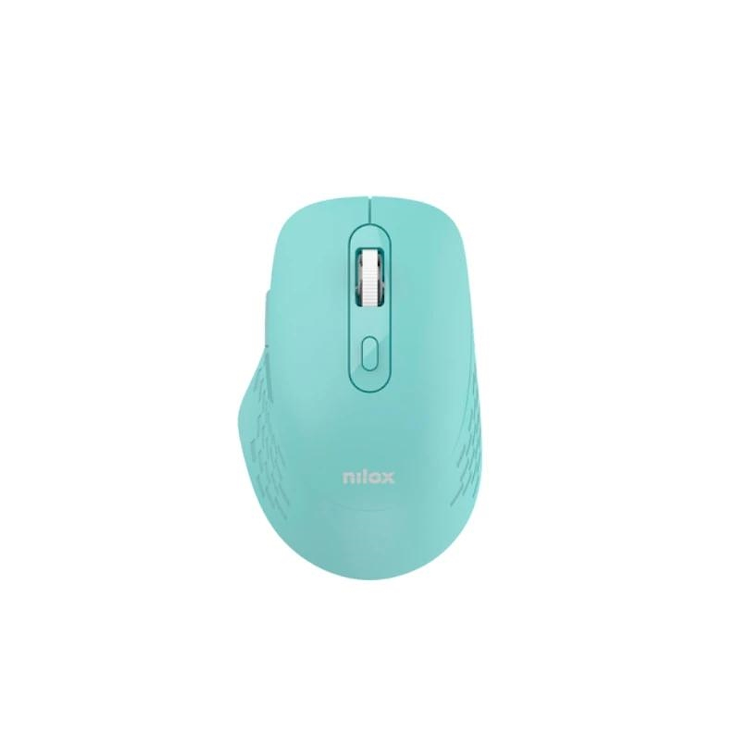 Nilox Ratón Dual Wireless 1600dpi silen. Cyan 1