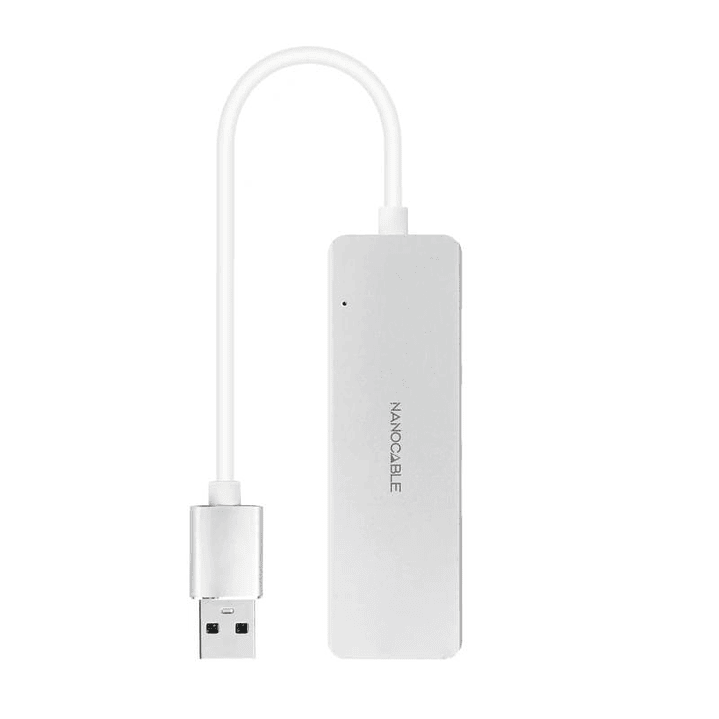 Nanocable Hub USB 3.0 4 x USB 3.0 10cm. Gris 3