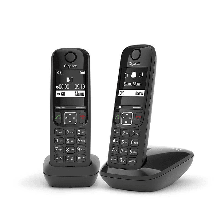 Gigaset AS690 Inalámbrico DECT DUO Negro 1