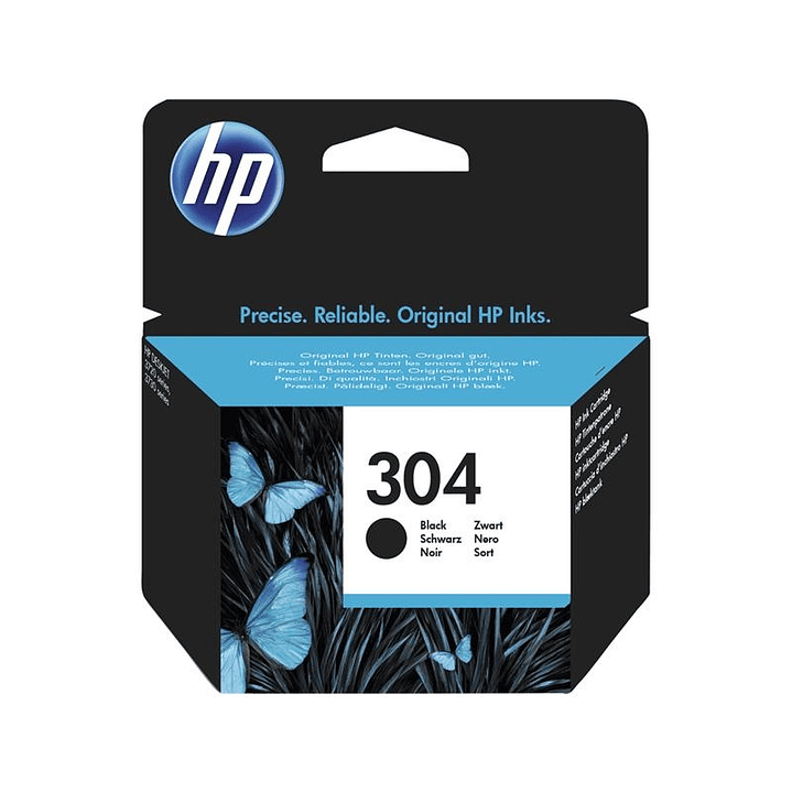 HP Cartucho 304 Negro 1