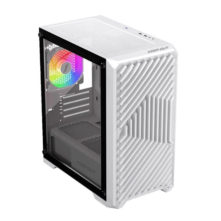 Keep Out Caja M-Atx XC-220W 4FANS Usb3.0 White 2