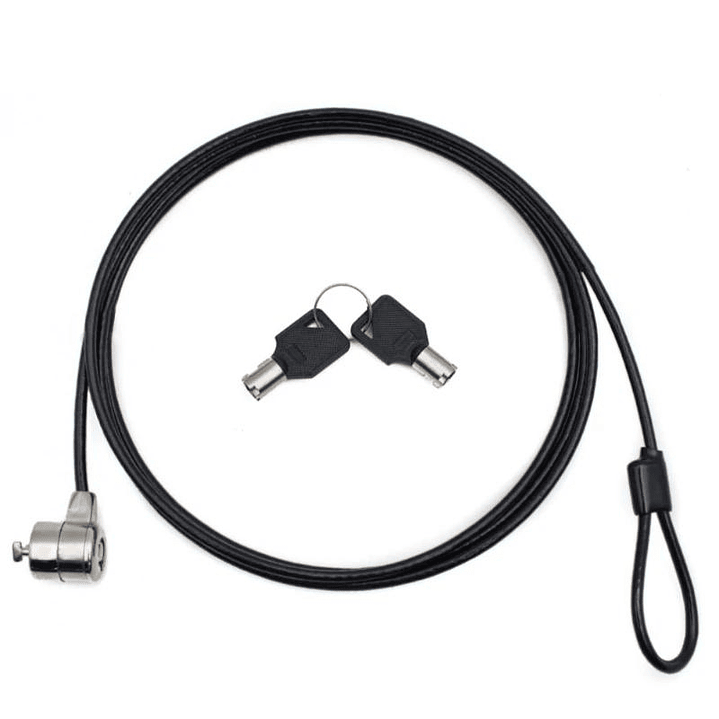 Nilox Cable de Seguridad Doble Llave 1.8 M, Negro 1