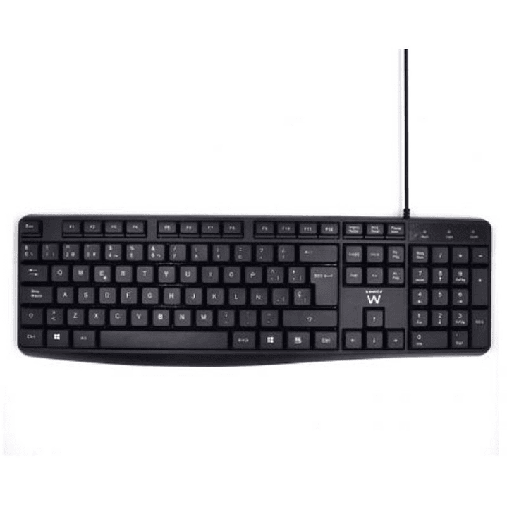 Ewent EW3001 teclado escritura silenciosa USB 1