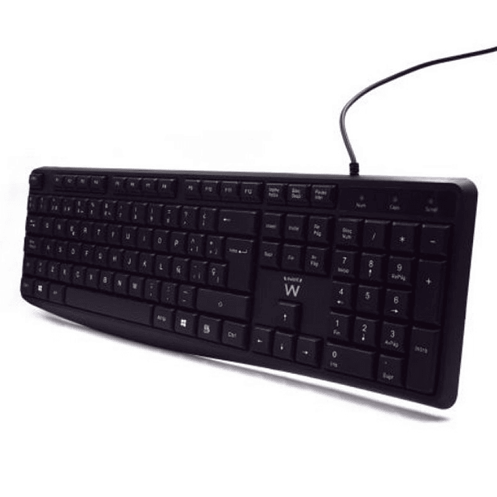 Ewent EW3001 teclado escritura silenciosa USB 3
