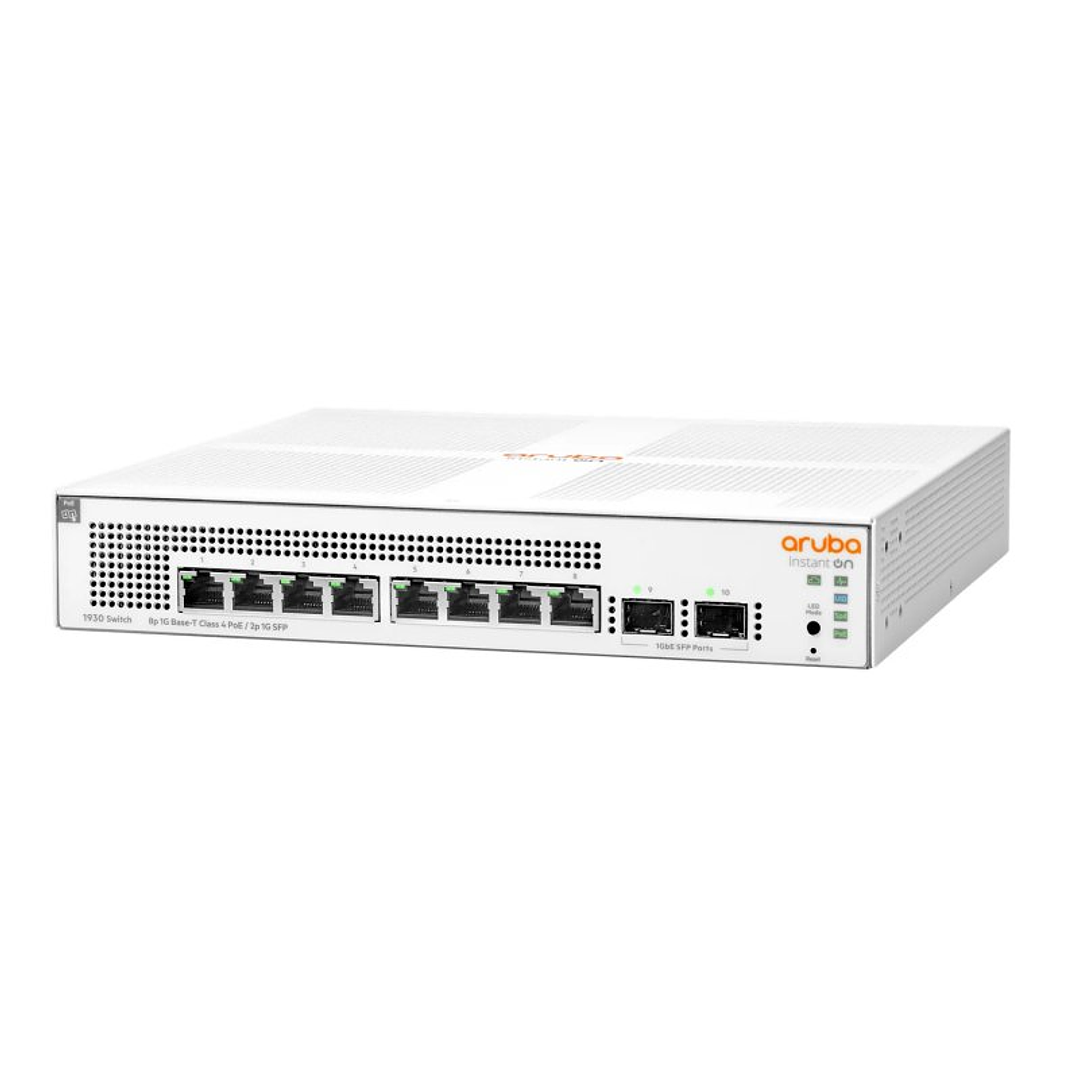 HPE NW IOn 1930 8xGbE PoE 2SFP 124W Switch 2