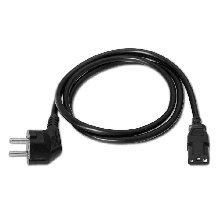 Aisens Cable Alimentación CEE7M-C13H negro 5.0m 2