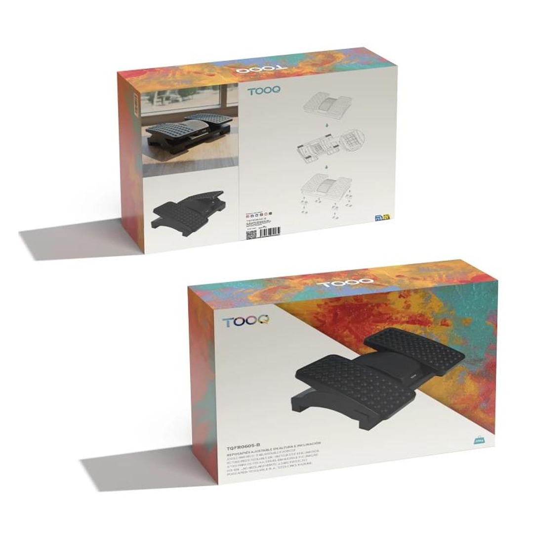 Tooq Reposapiés ajustable altura/inclinación confo 2