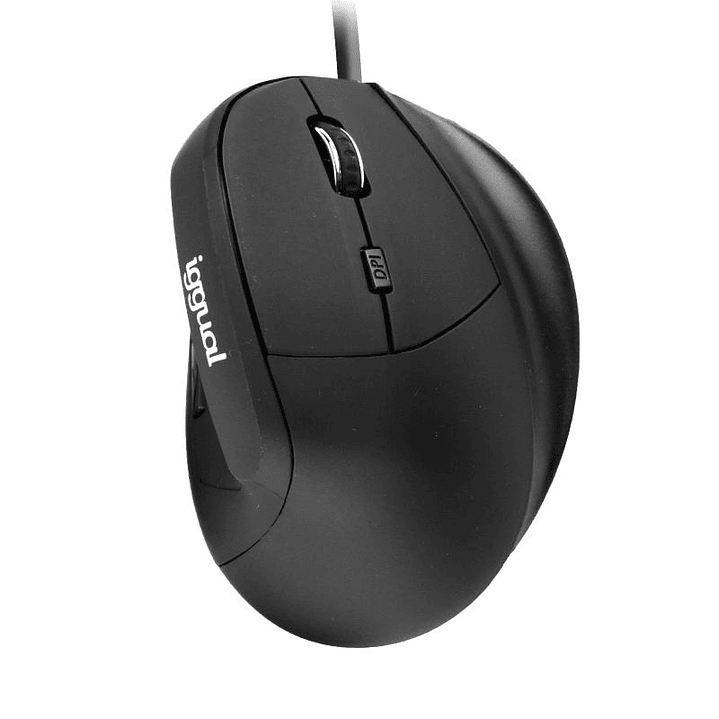 iggual Ratón ergonómico vertical USB ERGO-V 2