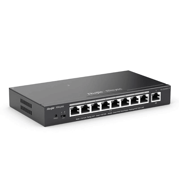 Reyee ES209GC-P Switch 9xGbE (8 PoE/POE+) 120W 2