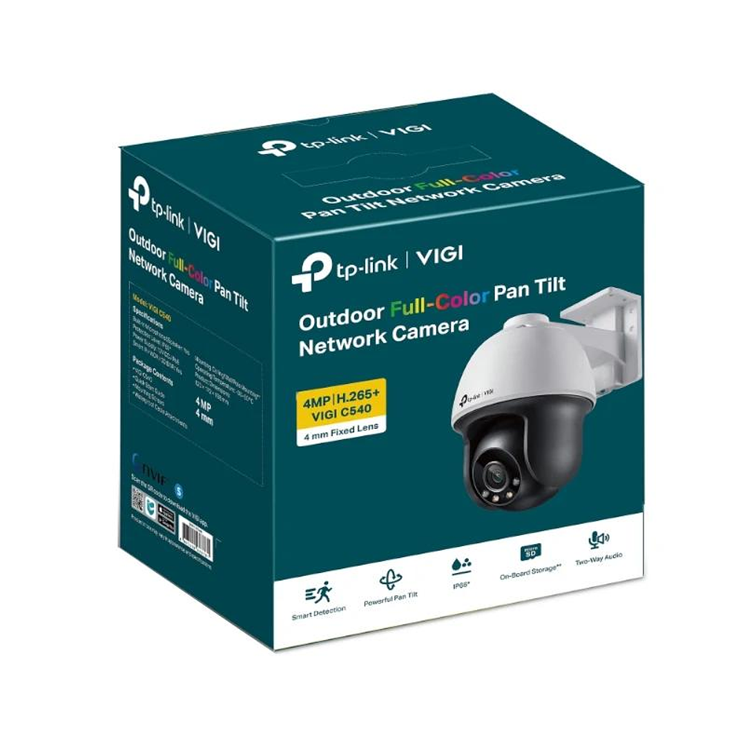 VIGI Cámara IP PT C540 4MP Plástico Full-Color 4mm 3