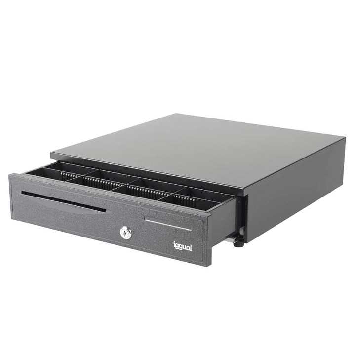 iggual Cajón portamonedas IRON-20 42cm 4+8 negro 1