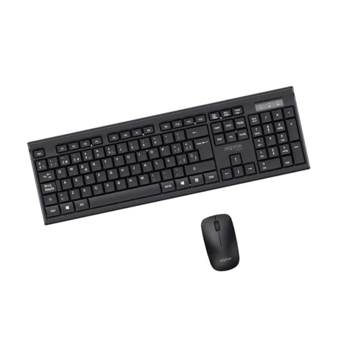APPROX Teclado+raton inal. MX410 Negro 2