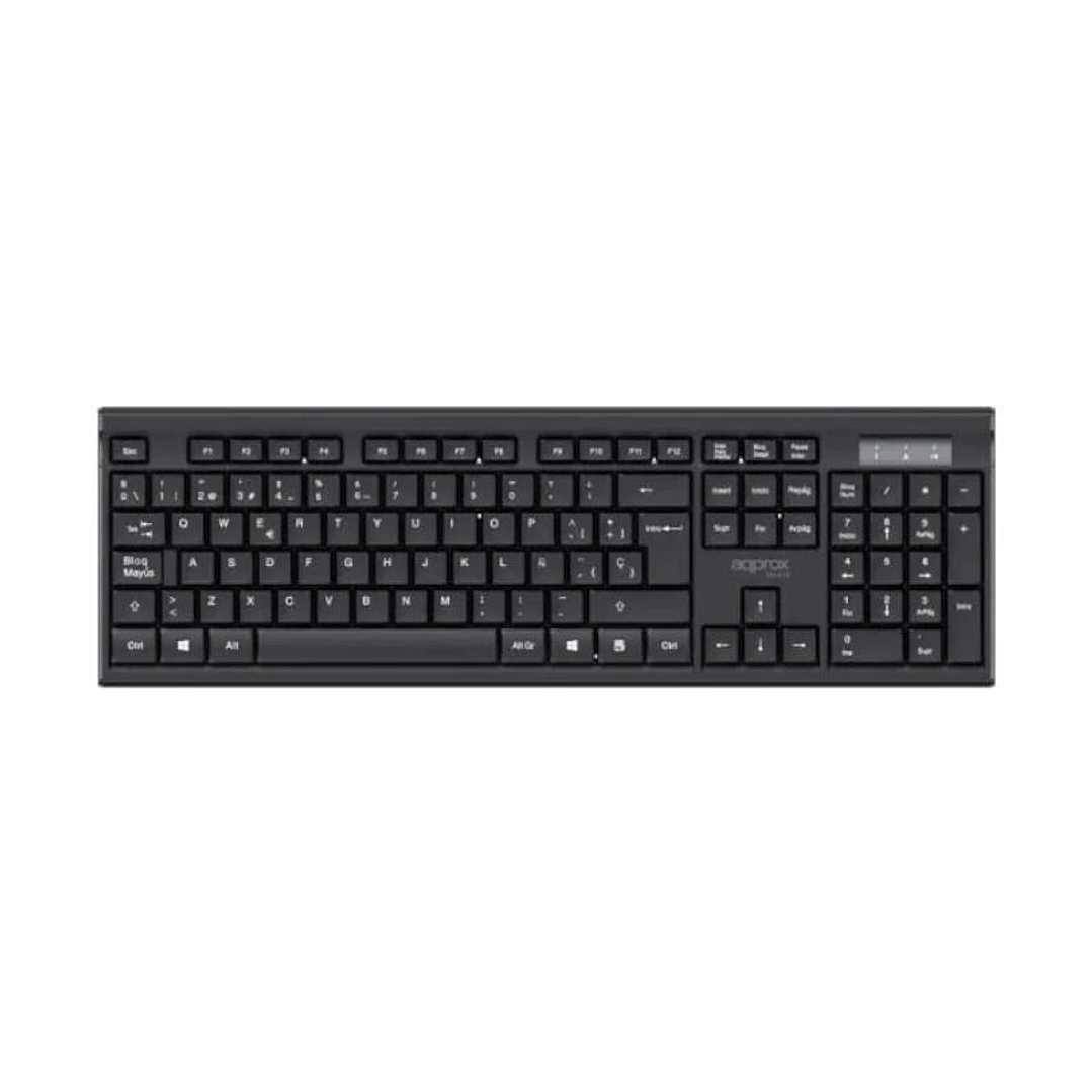 APPROX Teclado+raton inal. MX410 Negro 4