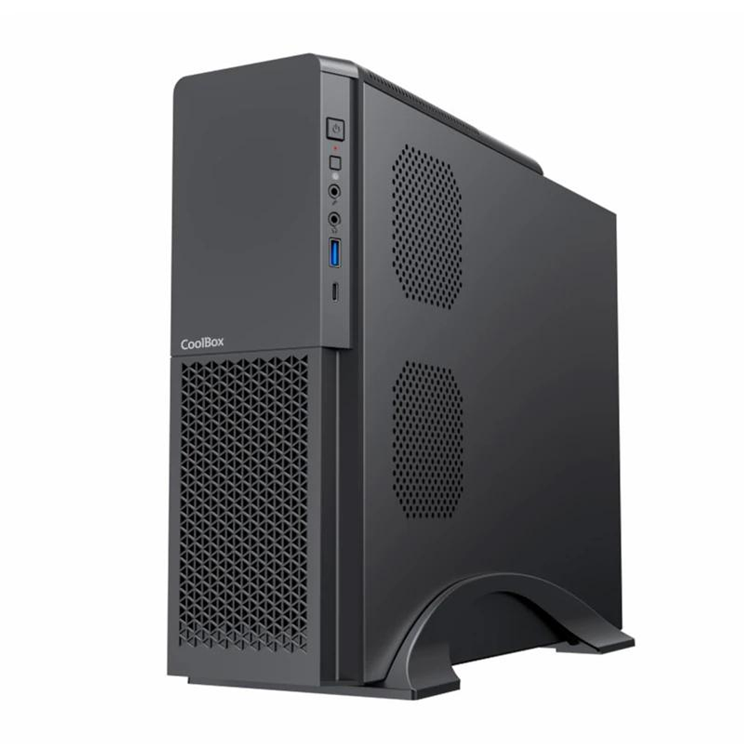 COOLBOX CAJA MATX T313 SLIM FTE.500GR-S 500W USB-C 2