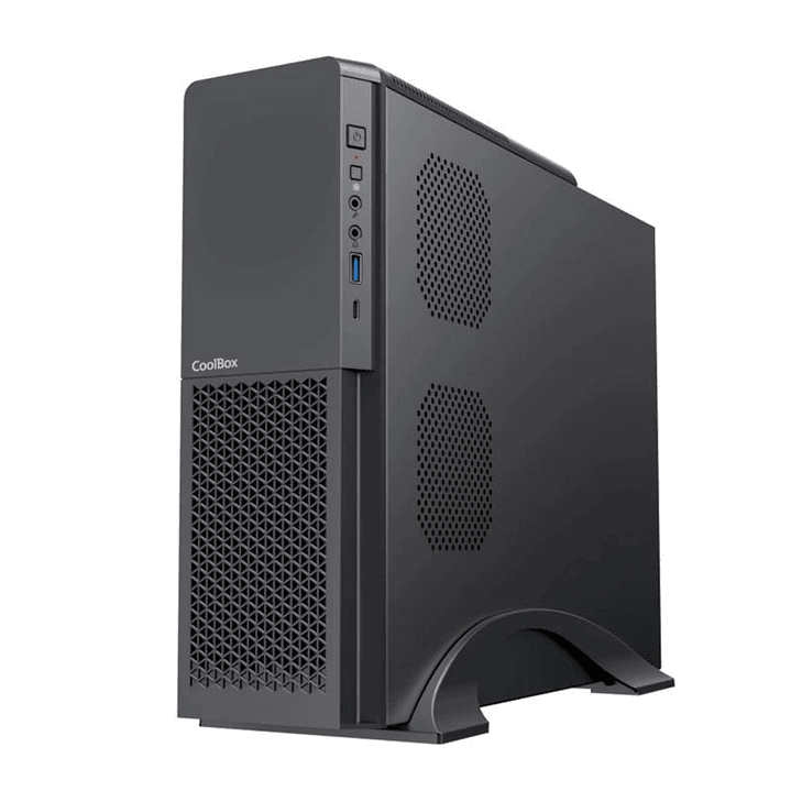 COOLBOX CAJA MATX T313 SLIM FTE.500GR-S 500W USB-C 2