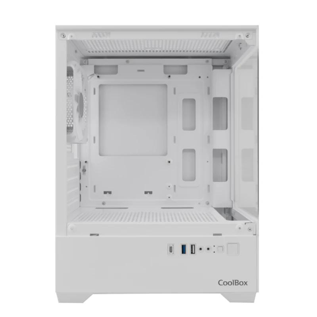 Coolbox Caja Gaming MATX GM200 V.Lite ARGB S.FTE B 3