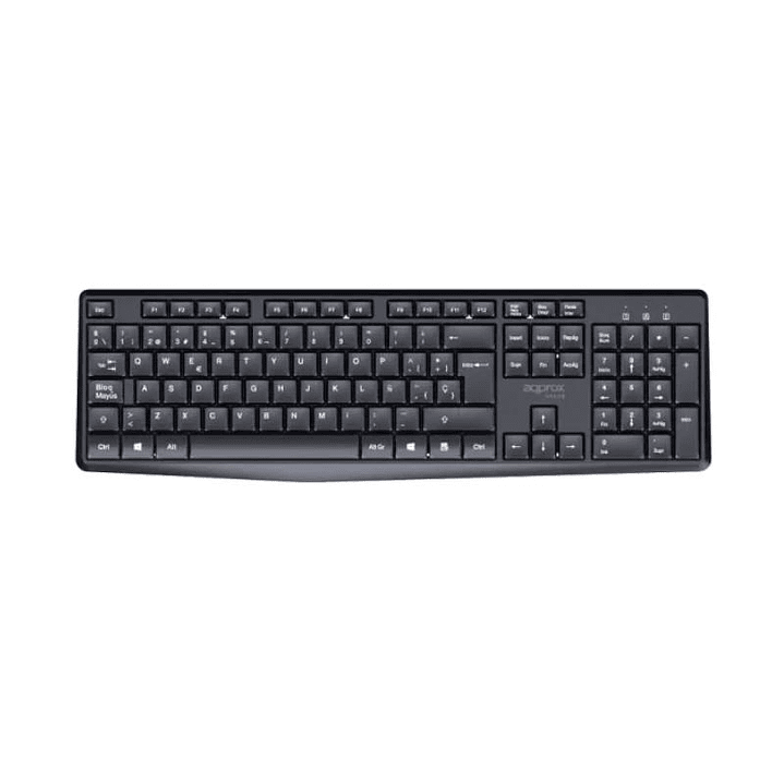 APPROX Teclado+raton inalamb X420B 1000DPI Negro 3