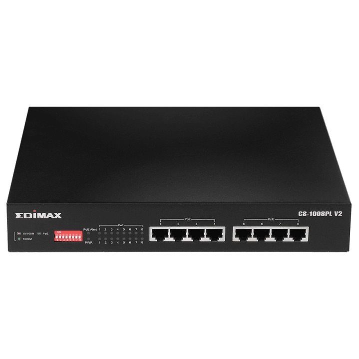 Edimax GS-1008PL V2 Switch 8xGbE PoE+ 1